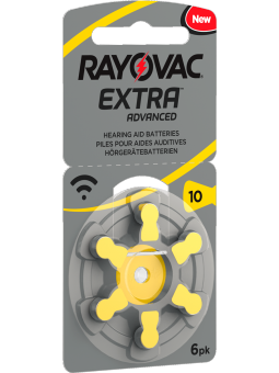 Rayovac Piles pour appareil auditif Rayovac, taille 10, emballage de 16