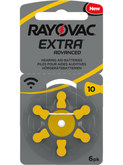 piles 10 pour appareils auditifs Rayovac Extra Advanced
